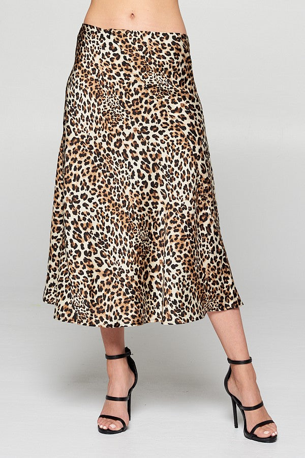 Leopard Print Skirt