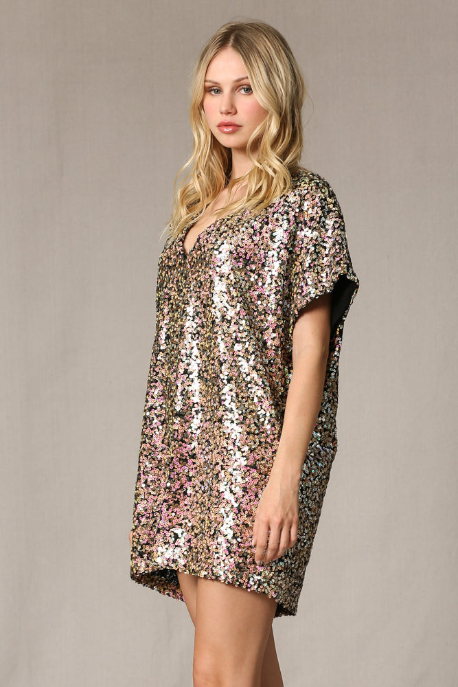 Sequin Shine Tunic Dress Sequin Shine Tunic Dress
