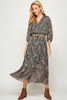Fall For Me Paisley Floral Dress