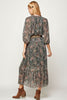 Fall For Me Paisley Floral Dress